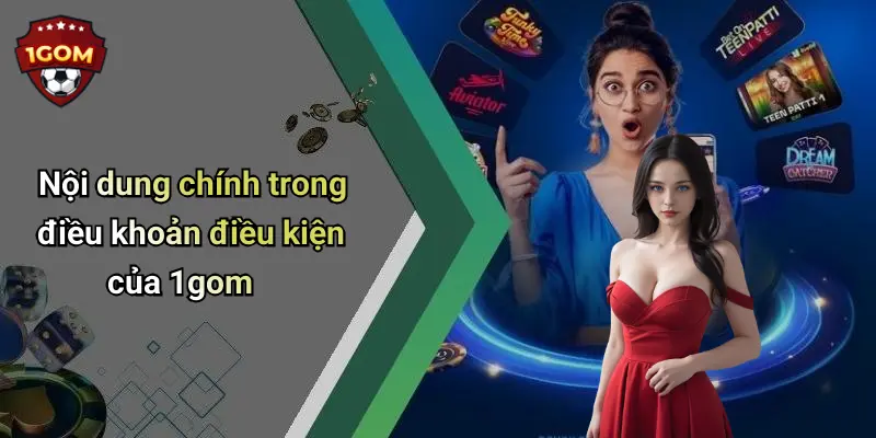 Nội dung chính trong điều khoản điều kiện của 1gom